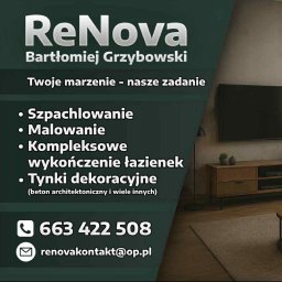 ReNova-wykończenia wnętrz - Malowanie w Firmach Trąbki Wielkie