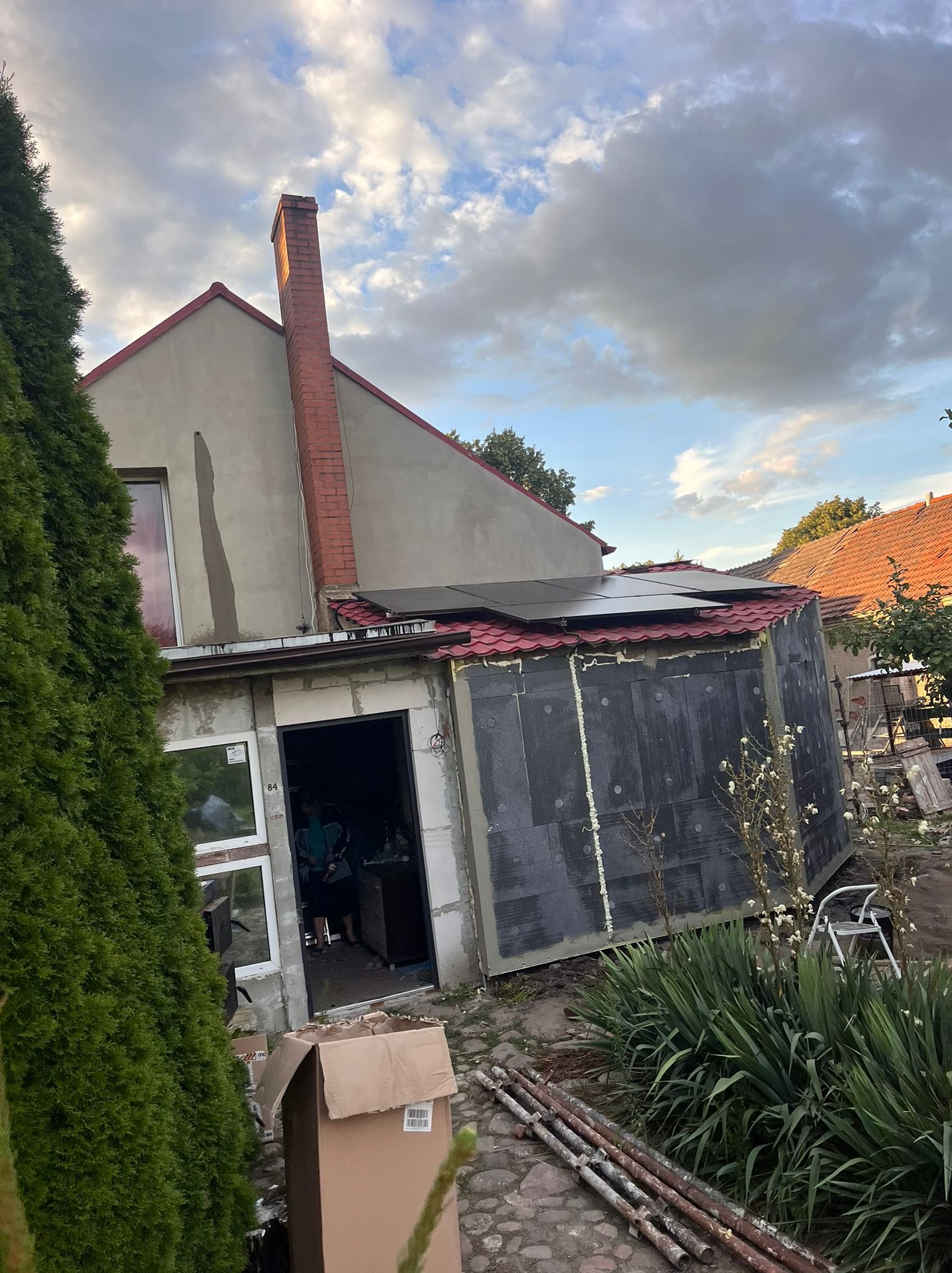 Montaż instalacji fotowoltaicznej.