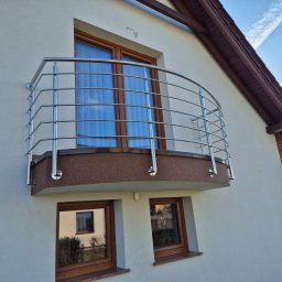 Balustrady nierdzewne Słupia 4