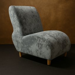 Drobny fotel, pod zamówienie dla prywatnego klienta, tkanina 