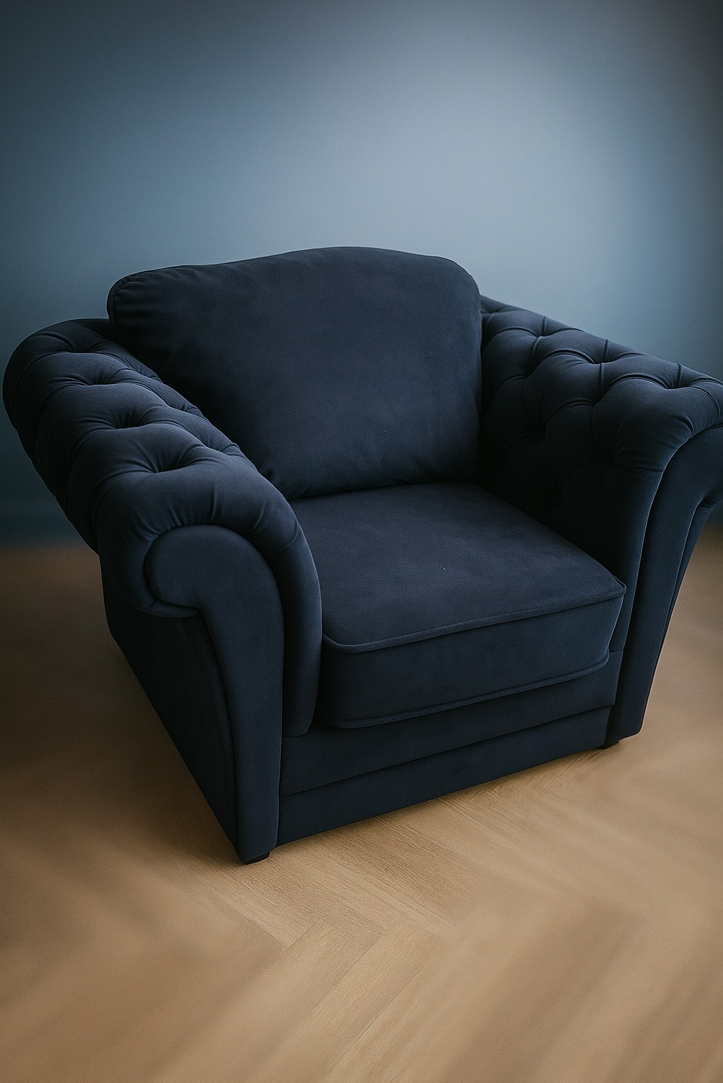 Wymiana pełnego wypełnienia oraz tkaniny, tkanina 'Venus Velvet'