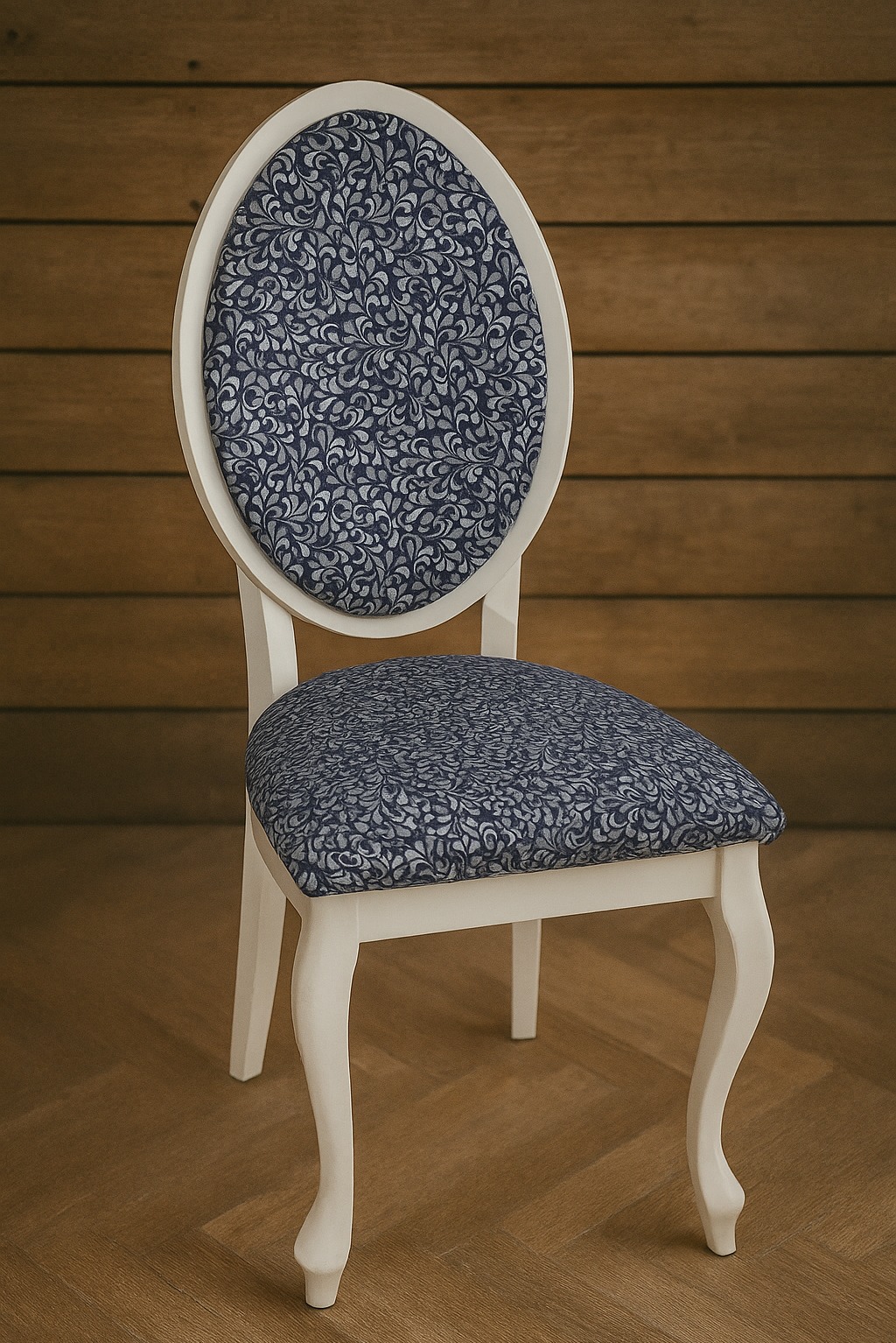 Wymiana tkaniny na siedzisku oraz oparciu, szybka i przyjemna praca, materiał to drukowana ekoskóra