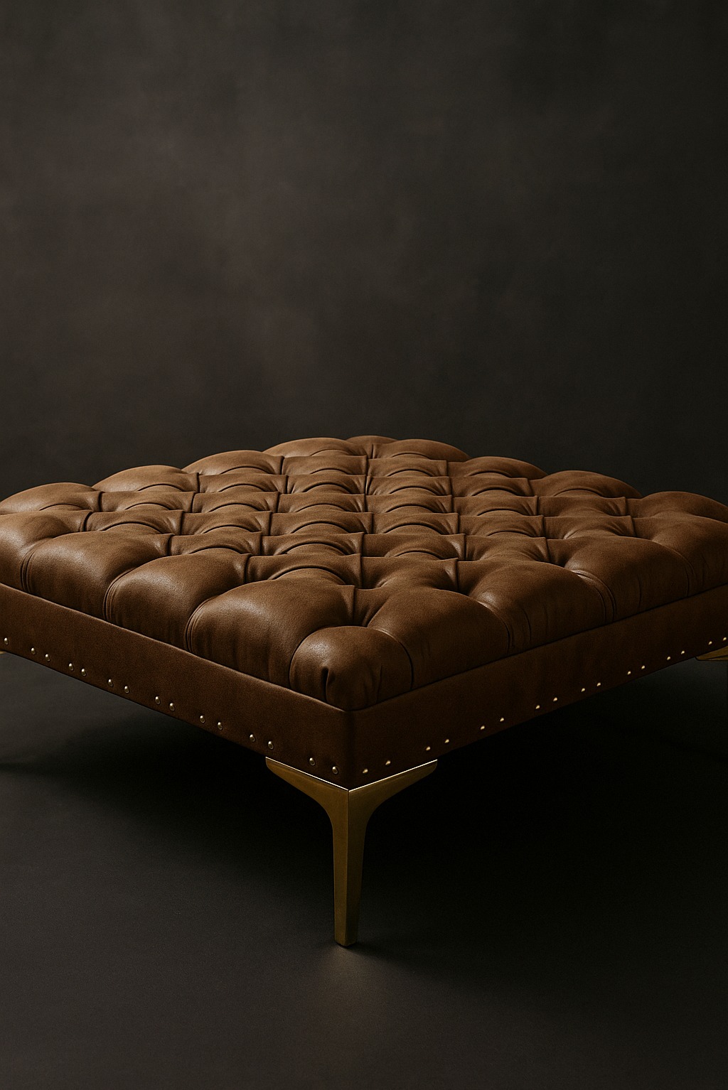 Pufa/stolik pod zamówienie, głębokie pikowanie, wymiar 80x80x35 cm