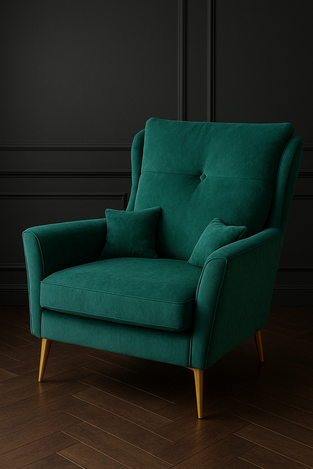 Fotel pod wymiar, na wysyłkę, tkanina 'Matt Velvet'