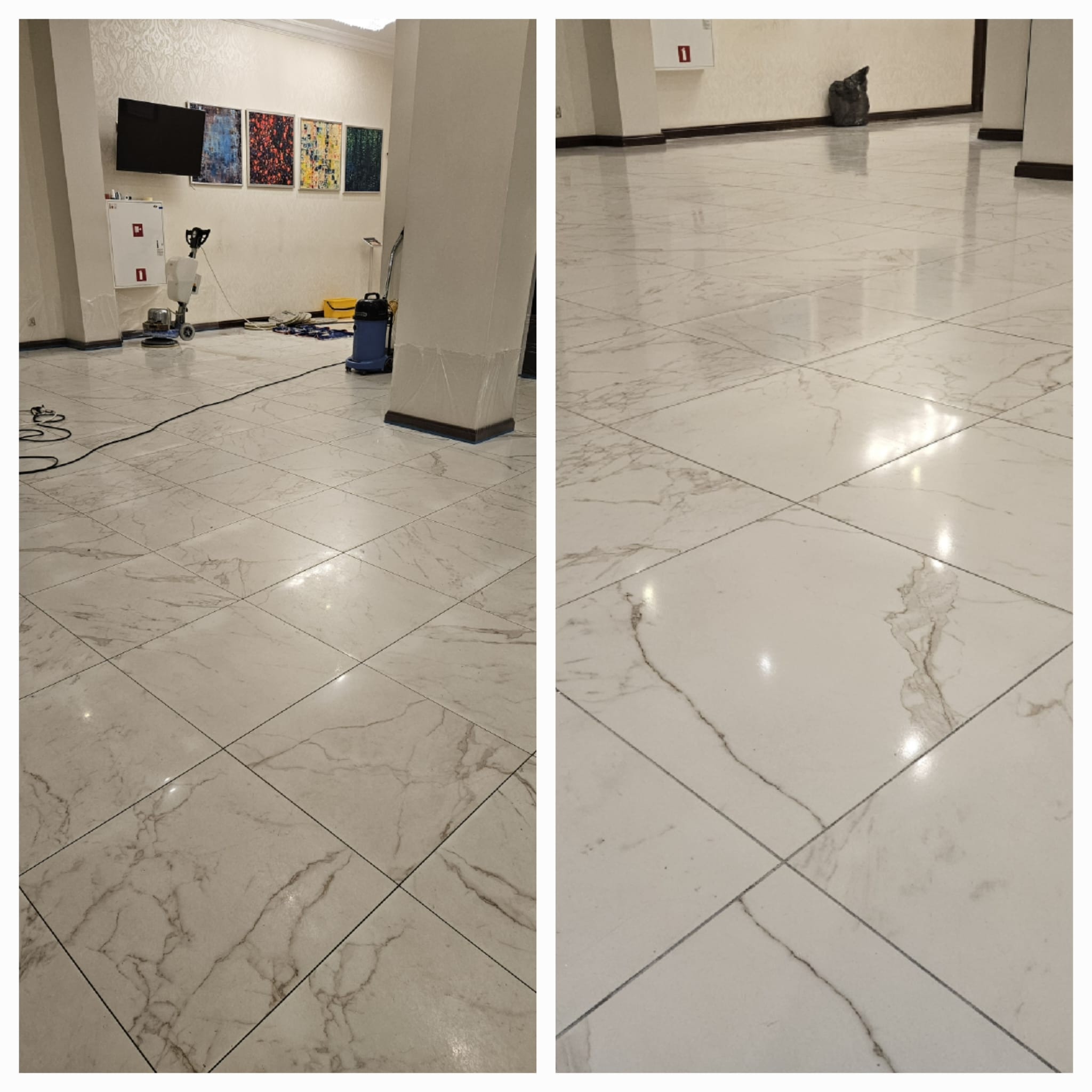 Polerowanie zniszczonej posadzki do wyglądu pierwotnego