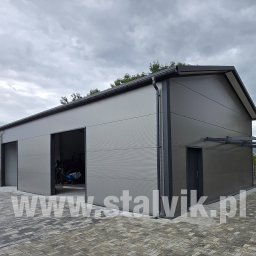 Stalvik Garaże z płyt warstwowych - Pierwszorzędne Projektowanie Hal Radzyń Podlaski