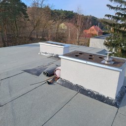 zdjęcie 4 pozostało wykonać obróbkę komina i wytopy