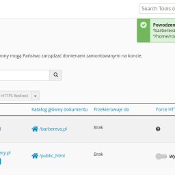 Moje dwie domeny na hostingu