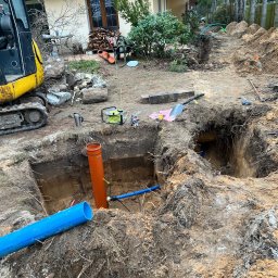 Przyłącze wod kan Warszawa 3