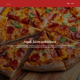 Przykładowa strona dla pizzerii.