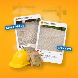 Mycie kostki brukowej