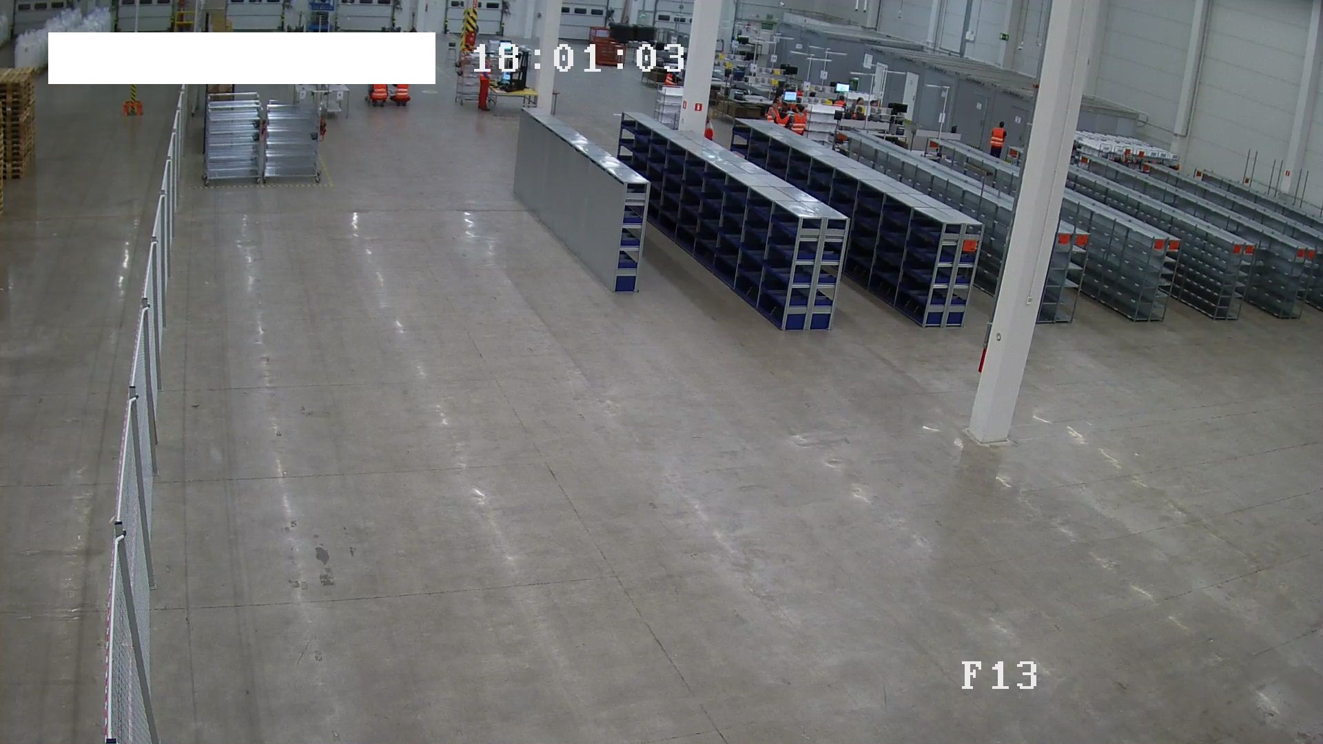 Obserwacja regałów , kamera w rozdzielczości 4 Mpix