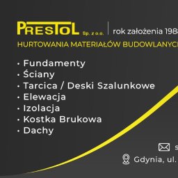 "PRESTOL" SPÓŁKA Z OGRANICZONĄ ODPOWIEDZIALNOŚCIĄ - Wysokiej Jakości Materiały Ociepleniowe Budynków Gdynia