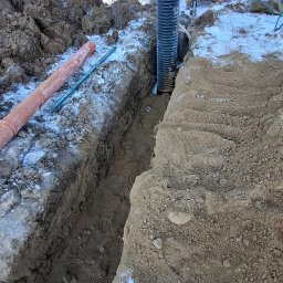 Przyłącze wod kan Krosnowice 3