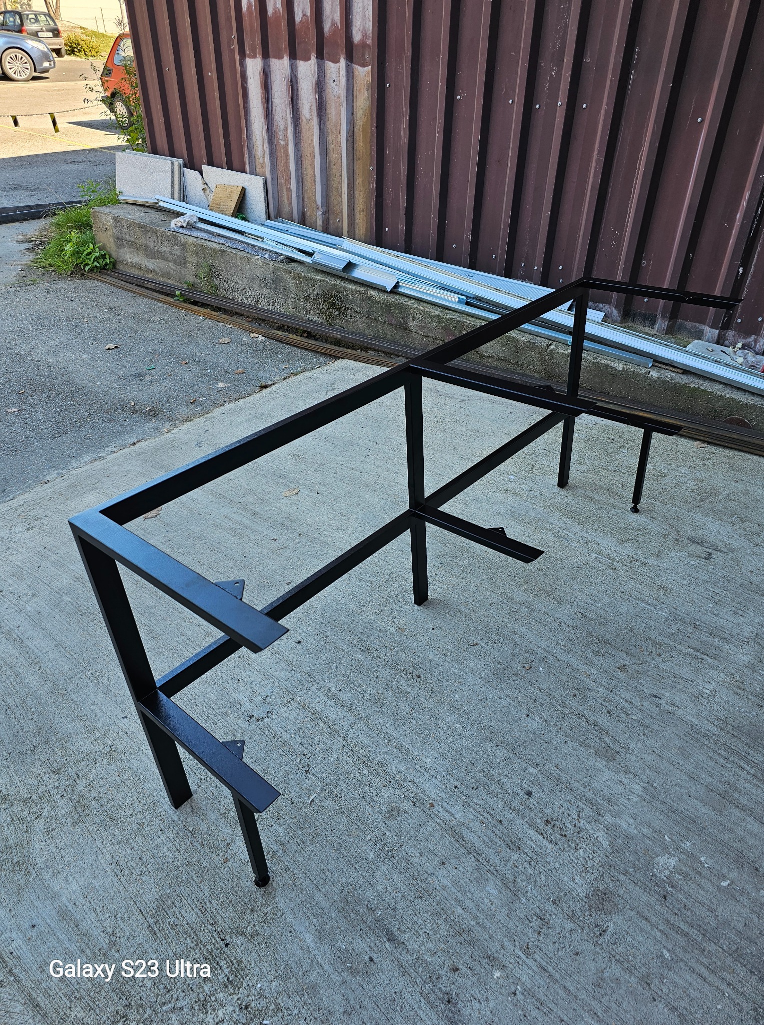 Konstrukcja pod szafkę umywalkowa stal nierdzewna malowana proszkowo