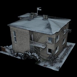 Chmura punktów wykonana do inwentaryzacji budynku