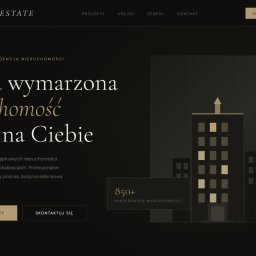 Volodymyr Stepanchuk - Strona internetowa (wizytówka), dla agencji nieruchomości