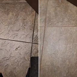 Doczyszczanie posadzki w lokalu gastronomicznym.