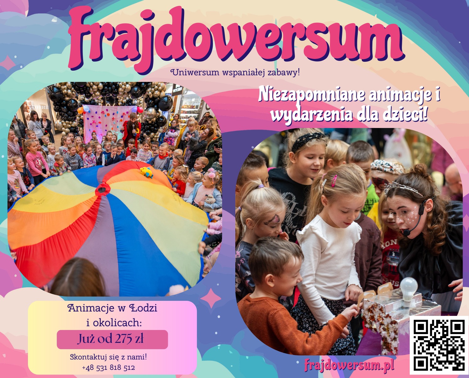 Godzina pakietu podstawowych animacji już od 275 złotych!