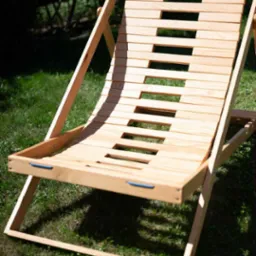 Leżak ogrodowy.