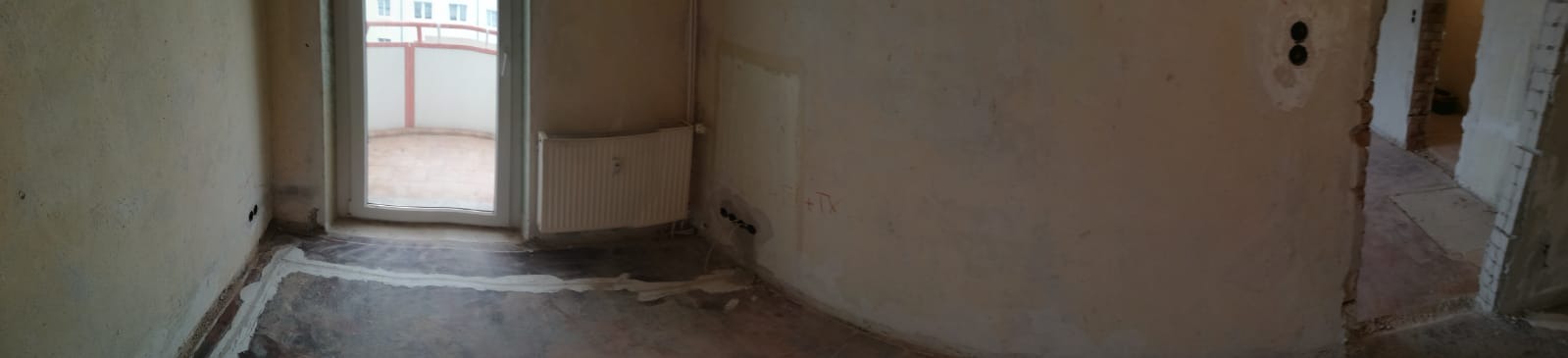 Punkt pod zasilanie TV.