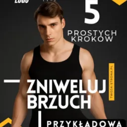 Okładka e-booka w tematyce fitness