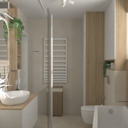 Projekt wnętrza łazienki