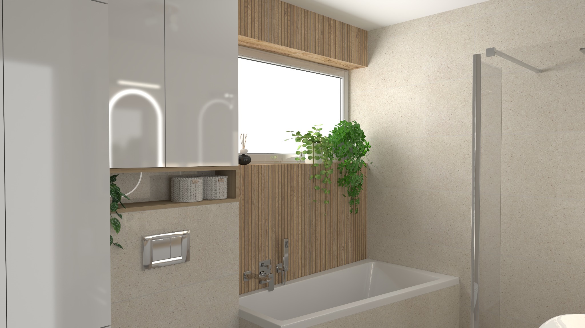 Projekt wnętrza łazienki