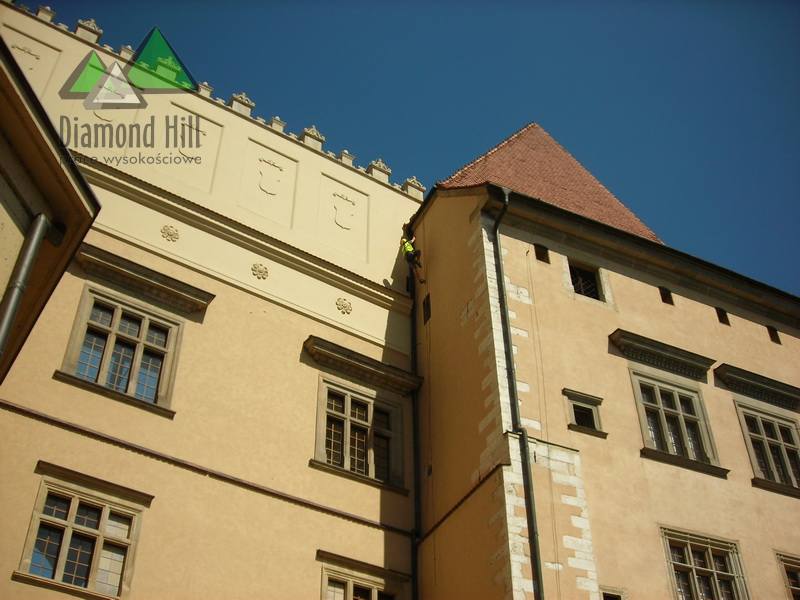 Prace wysokościowe, alpinistyczne, malowanie dachów, mycie okien