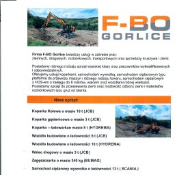 F-BO BYGGSERVICE AB SPÓŁKA Z OGRANICZONĄ ODPOWIEDZIALNOŚCIĄ - Najwyższej Klasy Wycinanie Drzew Gorlice