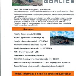 Niwelacja terenu Gorlice 1