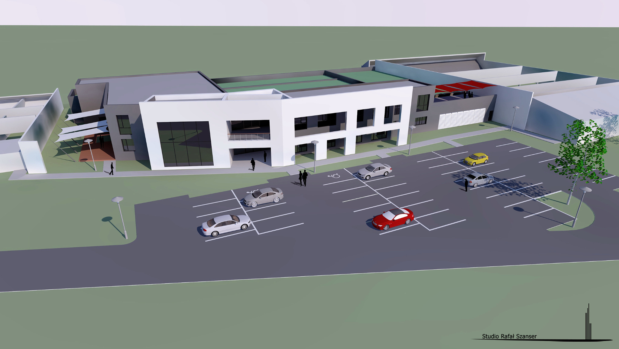 ZKS Kryta strzelnica w Warszawie. Uzyskane pozwolenie na budowę w oczekiwaniu na realizację. 3000m2