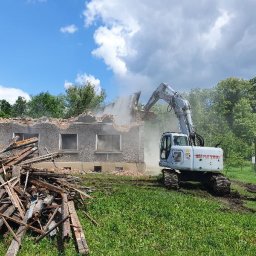 Rozbiórki budynków Skoczów 1