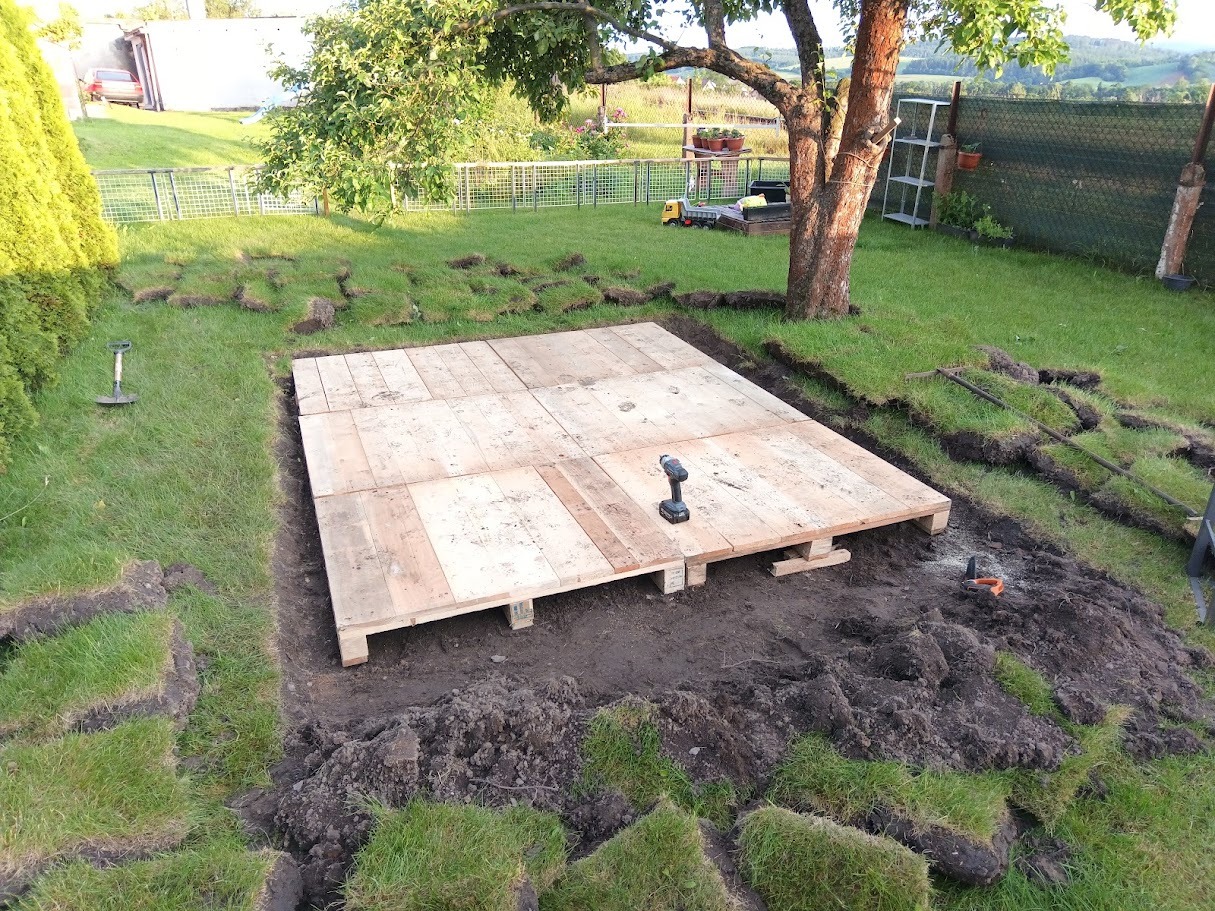 Prace ziemne związane z tworzeniem strefy wypoczynku