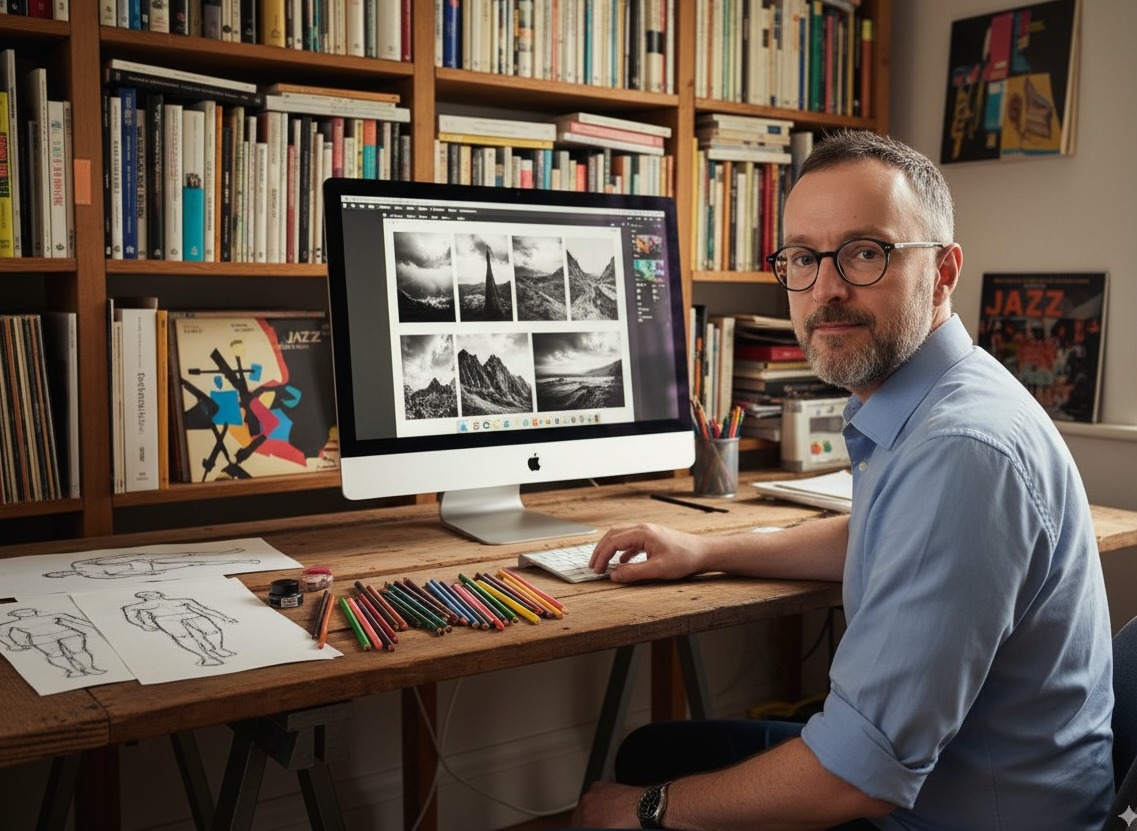 Ponad 20 lat doświadczenia w projektowaniu graficznym, UX/UI oraz kreacji wizualnej.