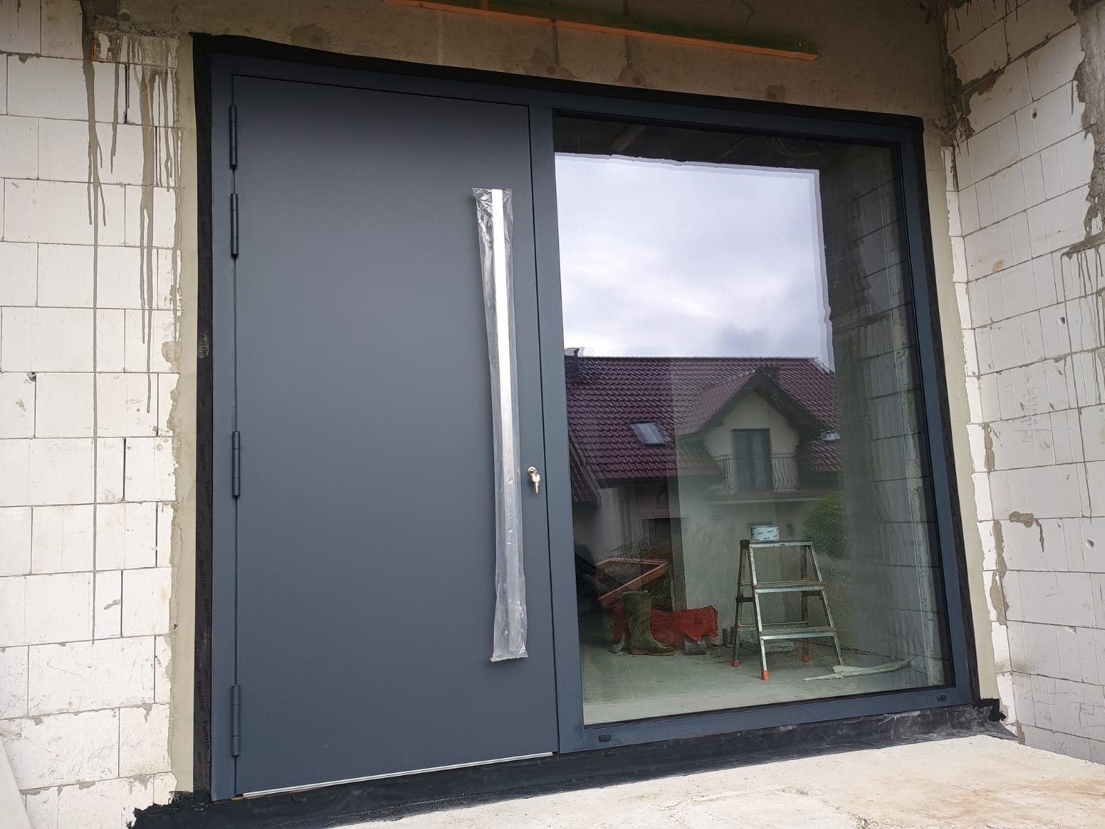 Drzwi wejściowe aluminiowe