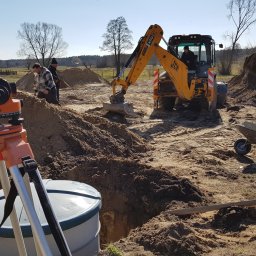 Montaż oczyszczalni biologicznych.