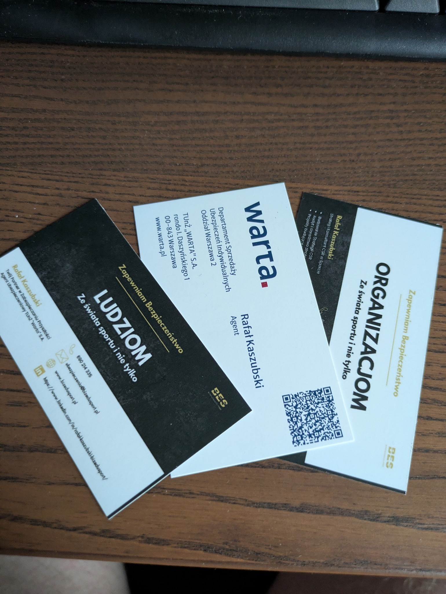 Działam zarówno w ubezpieczeniach, jak i w sporcie