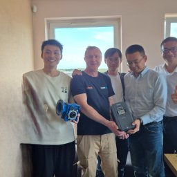 Zakład RTV Alarmy i Monitoringi - Szkolenie z napraw i wgrywania nowego oprogramowania do falowników f-my INVT bezpośrednio przez inżynierów z Chin