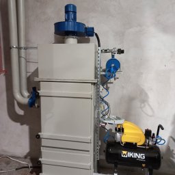 Filtr patronowy do mieszalnika pasz.