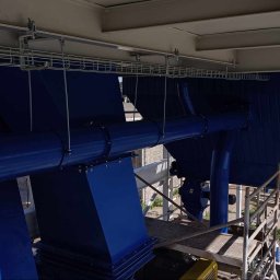 Filtr z instalacją odpylania