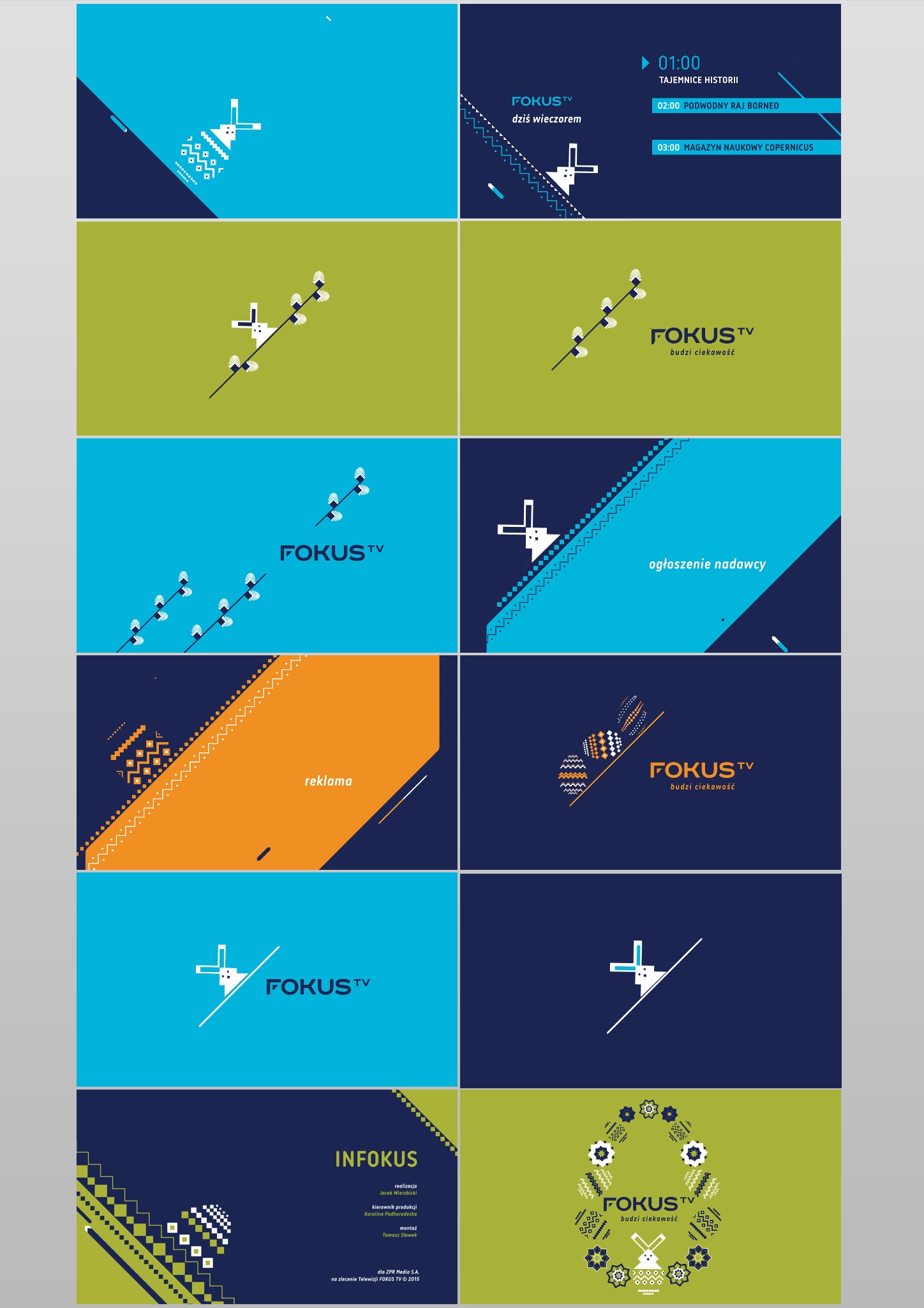 Fokus TV Holiday Branding Package