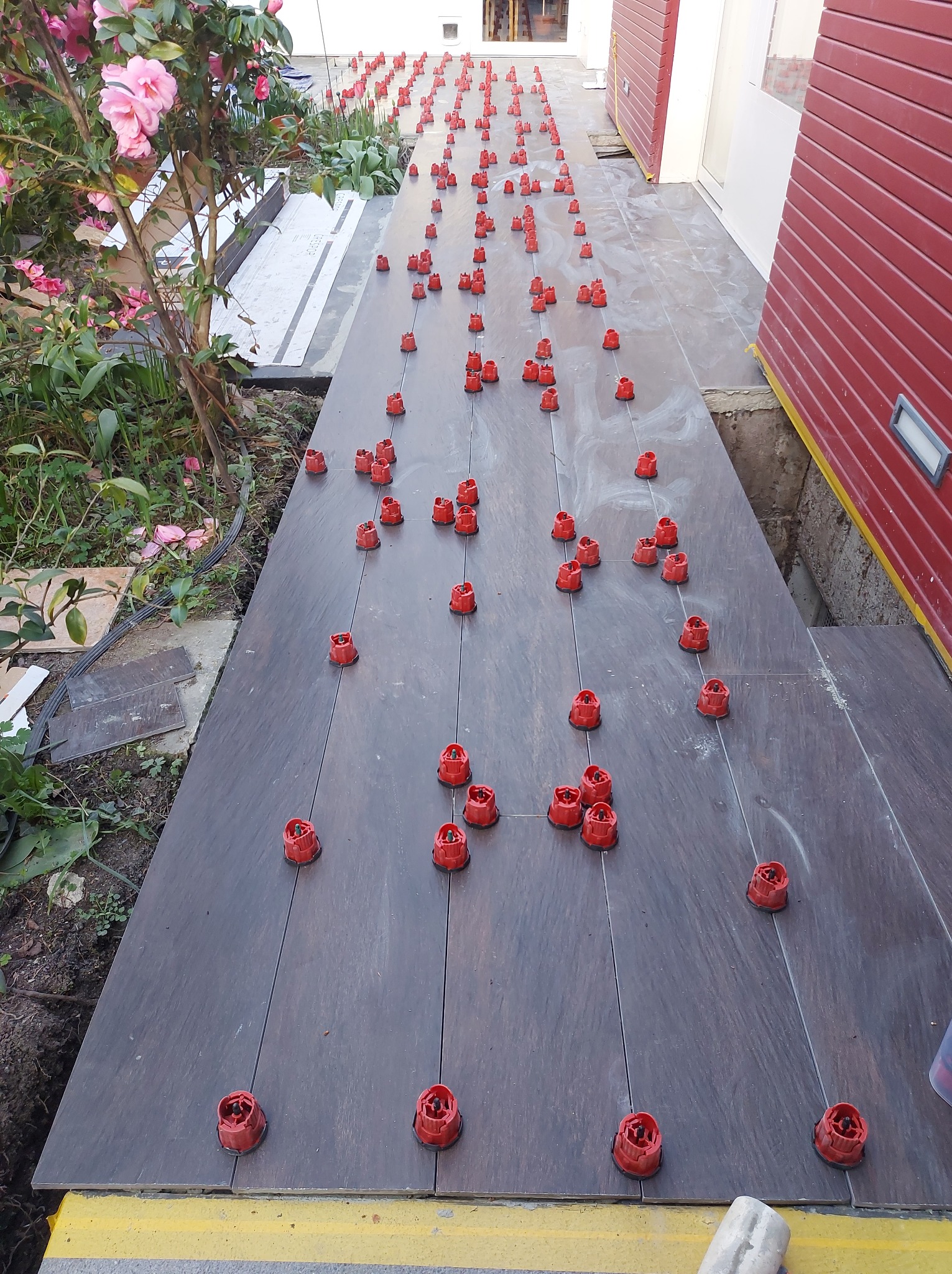 Płytki 178x 22 cm. Taras w Niemczech