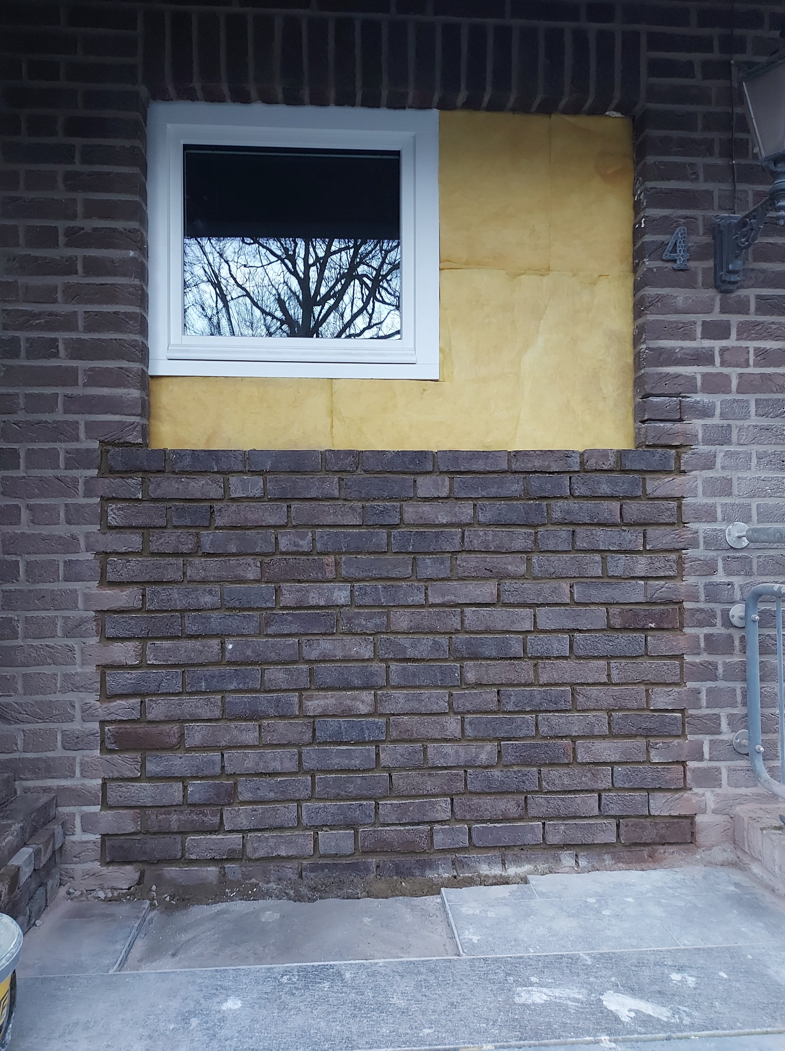 Zamurowanie otworu drzwiowego klinkierem , Niemcy