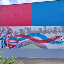 Krystian Nalewajka - Mural stworzony przy współpracy klubu piłkarskiego RKS Raków