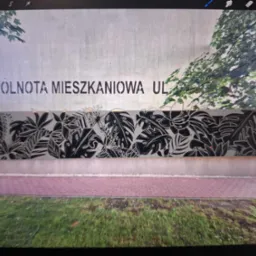 Projekt muralu na elewacje bloku