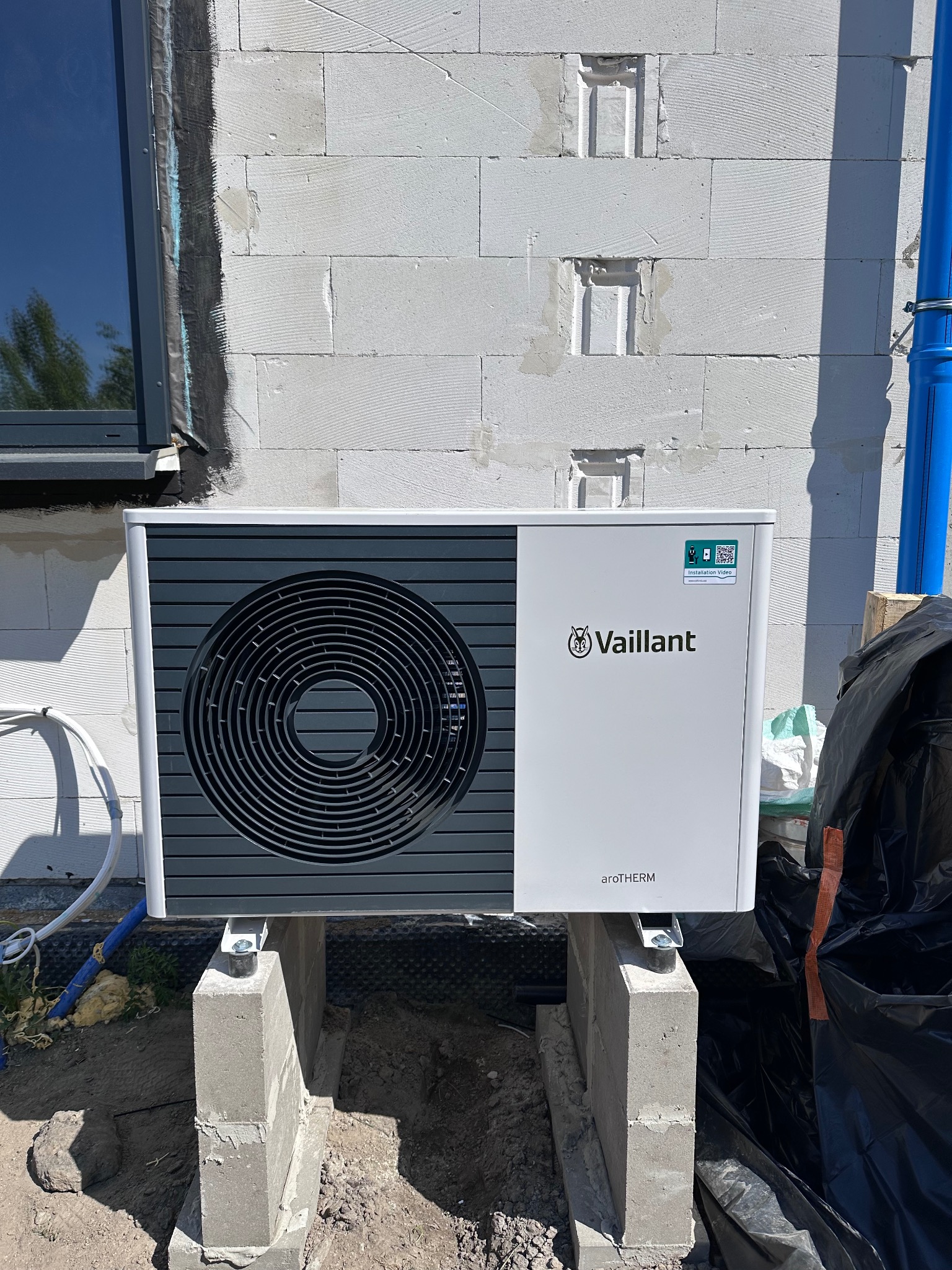 montaż pompy ciepła Vaillant pod Warszawą
