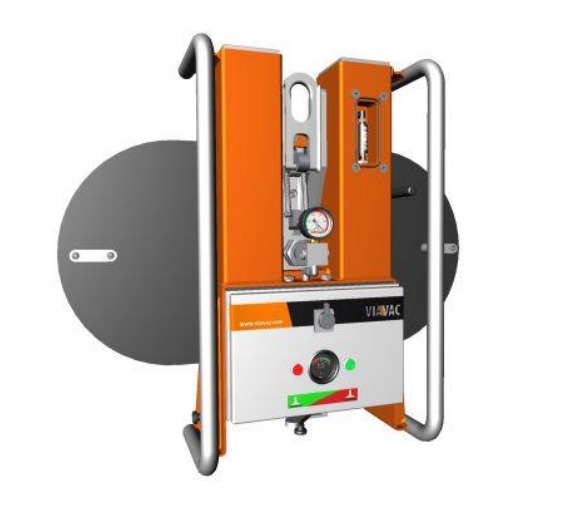 Chwytak/przyssawka VIAVAC GB500 do montażu przeszkleń, blach i płyt warstwowych. Maksymalna nośność 600kg. Wymiar przyssawki 80x40 cm.