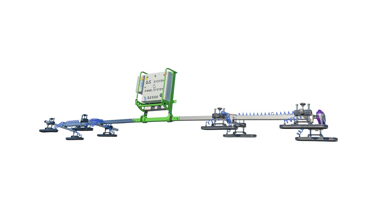 Ds System 550 - Przyssawka do Plyt Dachowych. Udźwig do 600 Kg.