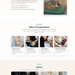 Strona zbudowana dla kawiarni